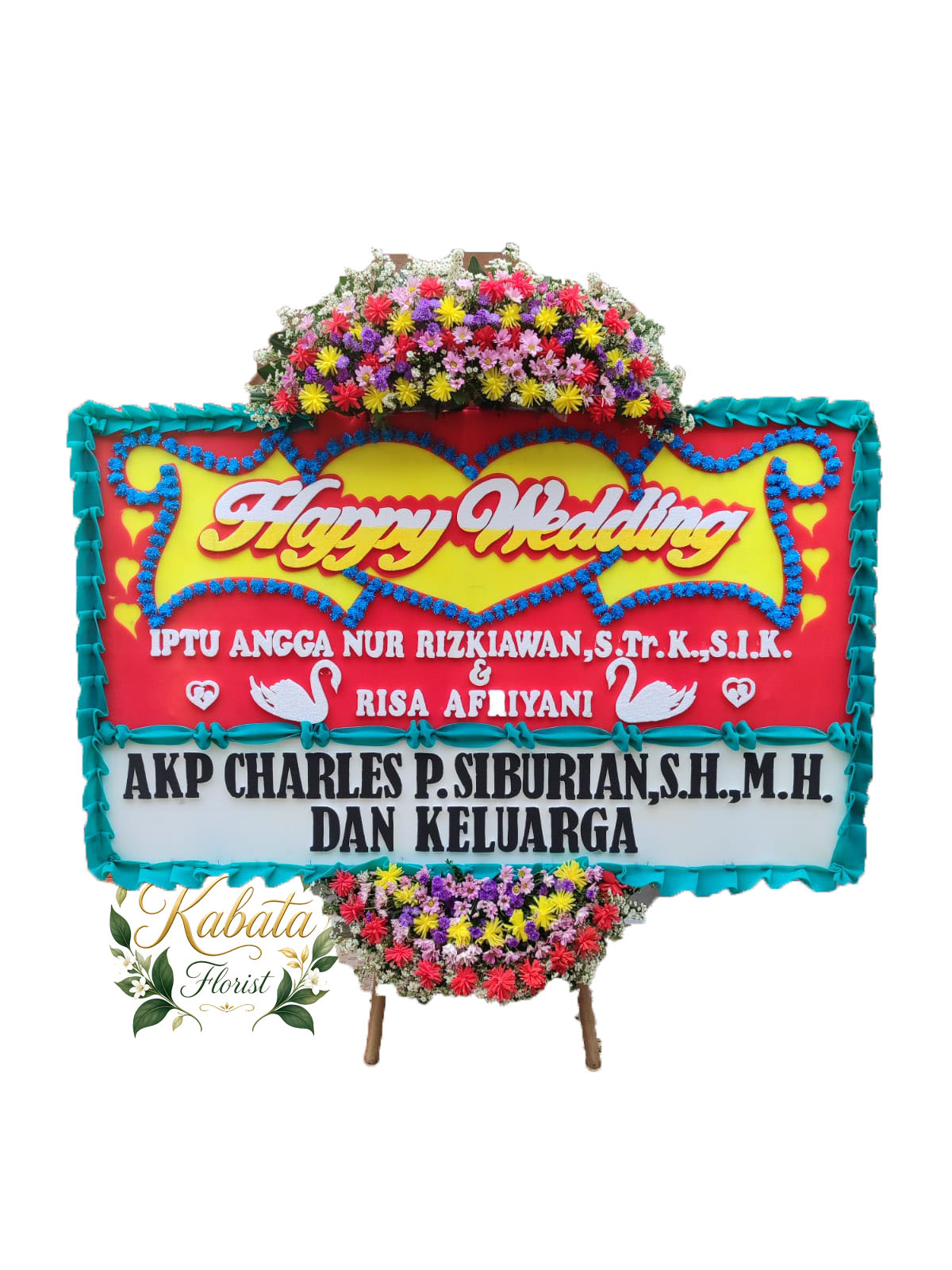Bunga papan wedding — Karangan Bunga Jatiasih